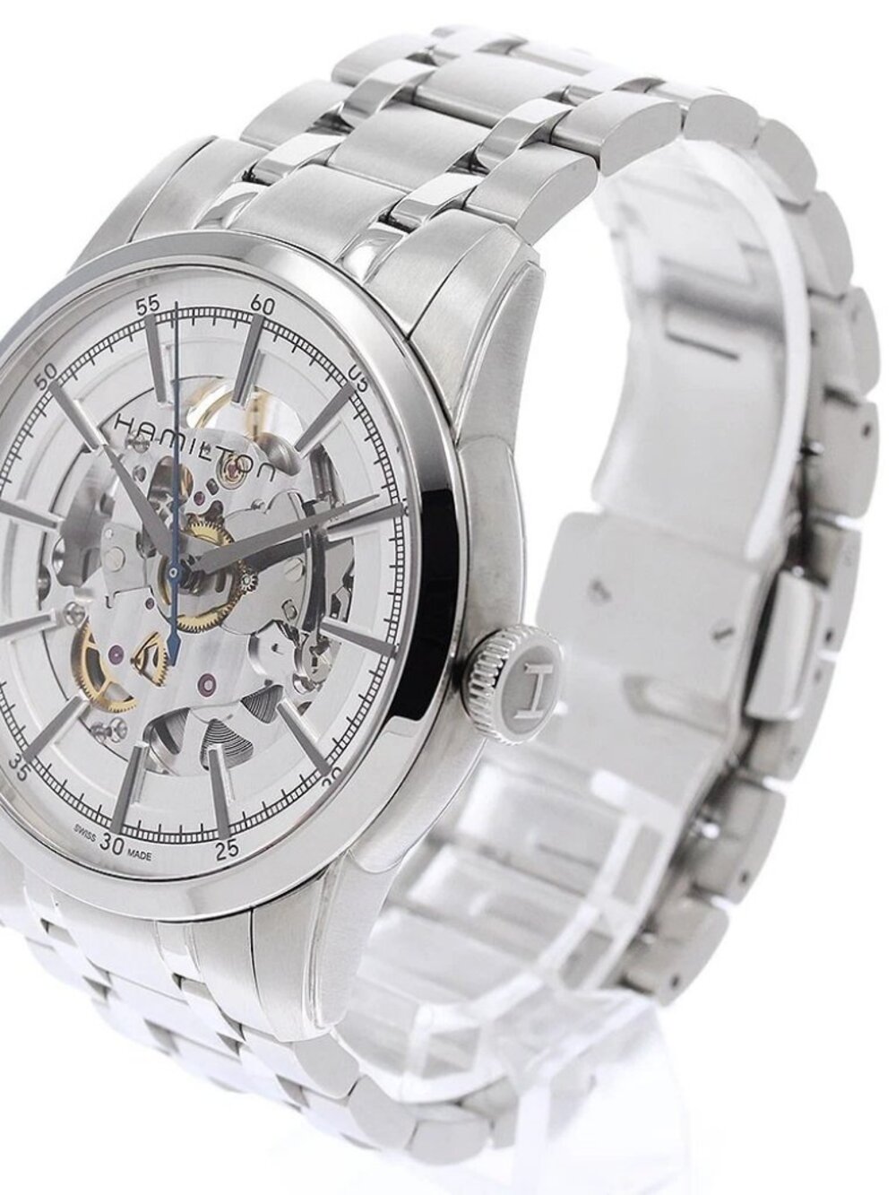 HAMILTON Rail road H406550 skeleton Dial Automatic Men's Watch_961837 - Picture 2 of 6